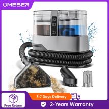 OMESER 600W Pulitore per tappezzerie per tappeti 17000Pa Aspirazione Doppi serbatoi Auto Pet Friendly Ugelli multipli Lavatrice a punti