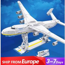Technik An-225 Duży Samolot Transportowy Klocki Konstrukcyjne, Model Samolotu Wojskowego Zestaw Klocków Zabawki Prezent dla Dzieci i Dorosłych 5350 Elementów