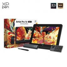 XPPen Artist Pro 14/16 (Gen 2) Grafik-Tablet-Monitor X3 Pro 16K Druck 99 % sRGB mit kostenloser Tastatur für Windows Mac Android