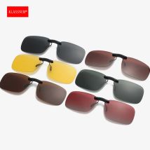 Klass num polarisierte randlose Männer Clip auf Sonnenbrille Brille schmale Clip-On-Gläser Frauen Anti-Blend-Sonnenbrille UV400 Brille neu in