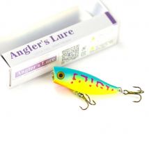 Countbass Popper Fishing Lure 42mm 1-21/32" 3.5g 1/8 oz., With VMC Hooks Topwater Surface Angler's Lures Wobblers For Bass Trout
