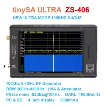 Original TinySA ULTRA PLUS Zeenko ZS-406 900 MHz-5,4 GHz Tragbarer winziger Spektrumanalysator