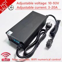20A 12V 24V 48V 72V 60V 67.2V 84V Ładowarka akumulatorów litowo-jonowych Lifepo4 4S 8S 13S 14S 16S 20S 24S ołowi kwasowy Szybkie ładowanie części
