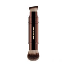 Multifunktionale Sanduhr-Make-up-Pinsel, doppelseitiger Foundation-Pinsel und loser Puderpinsel