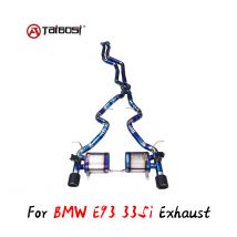 Für BMW 335i E93 E92 E90 2009-2015 3,0 T Catback Escape Auspuffrohr Taibosi Leistung Fernbedienung elektrische Ventil Schalldämpfer