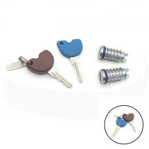 Pokhaomin OEM Lock Cylinder With Keys And Immobiliser Chip For 573430 ET4 LX LXV