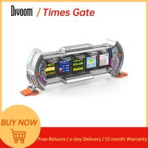 Divoom Times Gate Pixel Art Configurazione Orologio con controllo intelligente dell'app Display a LED RGB Home Desktop Decor Regalo di compleanno Pixel rsielho