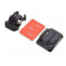 Adesivo adesivo per montaggio su base superficiale con fibbia a sgancio rapido per GoPro Hero 12 11 10 9 8 7 SJCAM Kit casco per fotocamera Accessori
