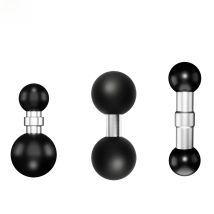 Double Ball Mount Adapter 1 Inch to 25mm/17mm/20mm Composite Extension Ball for Ram mounts Double Socket Arm Accessroeies