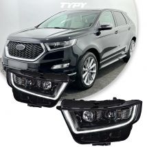 Reflektory samochodowe TYPY do Forda Edge 2015-2019, lampy samochodowe LED, światła do jazdy dziennej, dynamiczne, Plug and Play, akcesoria samochodowe