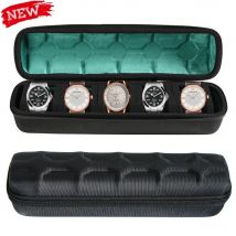 Watch Box Organizer For Men or Women Watch Travel Case Portable Storage Watch Display Holder for Wristwatches and Smart Watches