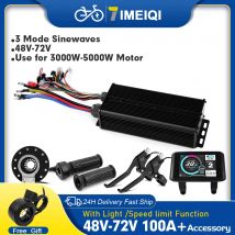 Ebike Sinuswelle Controller 100A Drei-Modus 48V 72V mit Lernfunktion UKC1 LCD Farbdisplay für 3000W-5000W Hub Motor Kit