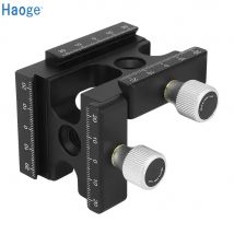Haoge Rechtwinklig Clamp 90 Grad Doppel Quick Release L Clamp mit 1/4 Schraube Gewinde für Arca RRS