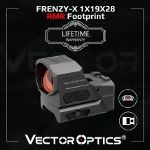 Punto rosso Vector Optics Frenzy-X 1x19x28 GenII per pistola, realizzato in lega di alluminio 7075-T6, con sensore di movimento e caricamento laterale della batteria