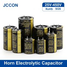 2Pcs JCCON Audio Elektrolytkondensator 25V 35V 63V 100V 200V 250V 400V 450V 6800UF 10000UF 22000UF
