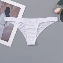 Damen-Slip, dünn, sexy, sportlich, niedrige Taille, 18, ausgefallene Damen-Unterwäsche, bequeme dünne Träger, einfaches, atmungsaktives Dessous-Set, Badehose