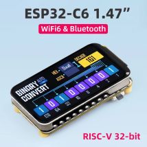 Waveshare ESP32-C6 1,47-calowy wyświetlacz RISC-V Płytka rozwojowa WiFi 6 i BT ESP32 1,47-calowy ekran 172×320 LCD dla AIoT GUI LVGL HMI