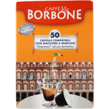 Kaffee in Kapseln 50 Stück Miscela Suprema Nespresso Caps – Caffe Borbone