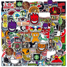 10/30/50/100pcs fashion cool skateboard  Stickers For Suitcase Laptop Luggage Fridge Phone Car Styling DIY Decal Pegatina ﻿