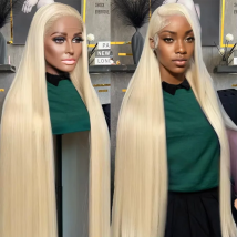 13x6 613 Parrucche anteriori in pizzo biondo HD per capelli umani Parrucche diritte brasiliane per capelli umani per le donne Parrucche frontali in pizzo 13x6 trasparenti