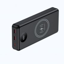 18650 Battery Power Case Digital Display DIY Dual USB Type C Box for 8x18650 Battery Charging Outer Case QC3.0 PD22.5W Wireless