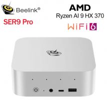 Beelink SER9 Pro AMD Ryzen AI9 HX370 Potente PC AI 32G DDR5 1T NVME Mini PC da gioco PCIe4.0 SSD Computer desktop VS SER8 8845HS