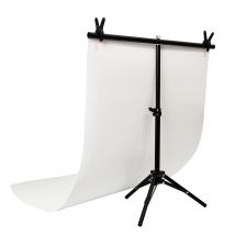Fotografie PVC-Hintergrund, Hintergrund, Stützständer, System, Metallhintergründe für Fotostudio mit 2 Klammern