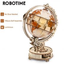 Robotime Rokr Luminous Holz FÜHRTE Licht Heißer Verkauf 180PCS Modell Baustein Kits Spielzeug