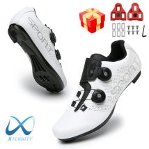 Heißer Verkauf Ultraleicht Radfahren Schuhe Self-Locking Racing Rennrad Schuhe MTB Flache Turnschuhe Männer Fahrrad SPD Cleat Sport Schuhe unisex