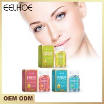 EELHOE Gesichtskapsel-Essenz, mild, täglich feuchtigkeitsspendend, Gesichtspflege und feuchtigkeitsspendende Essenzkapsel, Winter-Hautpflege, 65 g