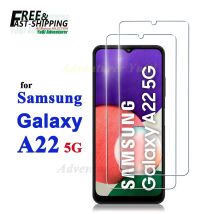 Displayschutzfolie für Samsung Galaxy A22 5G, gehärtetes Glas, HD, kristallklar, 9H, hohes Aluminium, kratzfest, freundlich