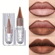 Velvet Matte Waterproof Lip Contour Lipstick Multi functional Long lasting Non stick Cup Rouge Makeup Lipgloss
