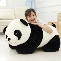70cm Kawaii Baby Fett Riesen Panda Bär Kurze Plüsch Stofftier Puppe Tiere Spielzeug Kissen Cartoon Kawaii Puppen Mädchen liebhaber Geschenke