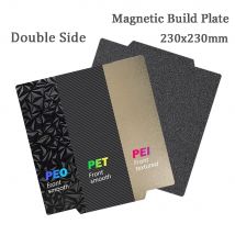 Kobra 2/Kobra Go/Kobra Neo PET PEO Sheet 230x230 Double Side PEI Textured PEY Build Plate Magnetic 3D Printer Heated Bed Upgrade
