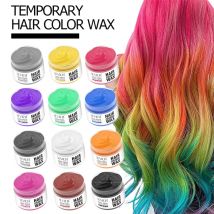 Cera colorante per capelli Cera temporanea per capelli facile da lavare Capelli fai da te Fango tinto Vernice a lunga durata Crema colorante Tinture per capelli colorata