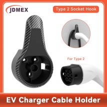 JDMEX EV Ladegerät Stecker Halter Typ2 / Typ1 /GBT Stecker Buchse Stecker Extra Schutz Wallbox Elektrische Ladekabel Halterung