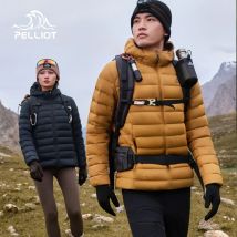 Kurtki męskie Pelliot 2025, wodoodporne wiatrówki, kurtki puchowe ze 95% białego puchu gęsiego, parki puchowe, codzienne, przenośne płaszcze zimowe dla kobiet.