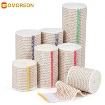 1Roll Premium Elastic Bandage Wrap,Cotton Latex Free Compression Bandage Wrap with Self-Closure,Support & First Aid for Sports