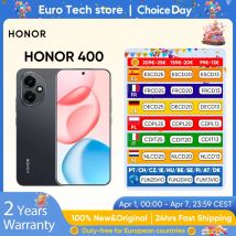 Versión Global HONOR 400 Smartphone 5G Snapdragon 7 Gen 3 200MP Cámara AI Pantalla AMOLED de 6,55' 5300mAh 66W SuperCharge