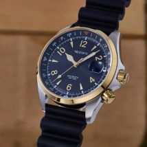 Milifortic Watch Climb S089 NH35 Automatic Mechanical Movement Calendar Compass Bezel C3 Luminous 39.5mm Sport Watch Men 10Bar