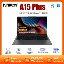Ninkear A15 Plus Laptop 15,6" IPS FHD AMD Ryzen ™   7 5825U Notebook 16G DDR4 1 TB SSD 57WH Windows 11 Gaming-Computer Notebook