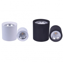 Surface Mounted Cylindrical LED COB Downlight Round  9W 12W 15W 18W 110V 220V LED Ceiling Bulbs Lamp Spot Light LED Downlight