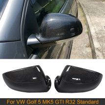 Kohlefaser-Auto-Rückspiegelabdeckungen für Volkswagen VW Golf 5 MK5 GTI R32 Standard 2006–2009