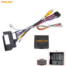FEELDO Android Auto Media Player Navi Radio CANBUS BOX Kabelbaum Für Volkswagen Golf 5/6/Polo/Passat/Jetta/Tiguan/Touran/Skoda