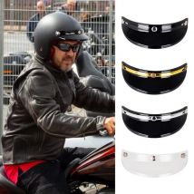 Motorradhelme Visier Shield Helme Sonnenschutz Schutz Vintage Style Helme Open Face Sonnenschutz Visier Shield