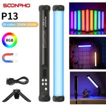 Soonpho P13 RGB Led Video Light Stick con treppiede 2500K-8500K CRI 95 + Studio fotografico luce