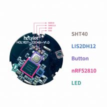 nRF52810 BLE Beacon Low Energy Bluetooth Beacons With Accelerometer LIS2DH12 SHT40 Temperature Humidity Sensor iBeacon Eddystone