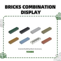 Wange 93888g/21pcs klassische grundlegende dicke 2x8 Bausteine Konstruktion kompatibel mit Ziegel Kinderspiel zeug Geschenk box