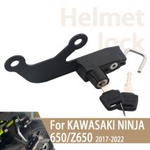 Per Kawasaki Ninja 650 Z650 Kit serratura casco Caschi moto Sicurezza antifurto Blocco antiruggine Robusto alluminio sinistro