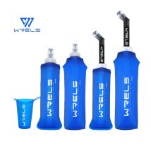 WRELS Water Bottle TPU BPA-Free Folding Soft Flask Outdoors Sport Water Bottle Running Camping Cycling Collapsible Water Bottle